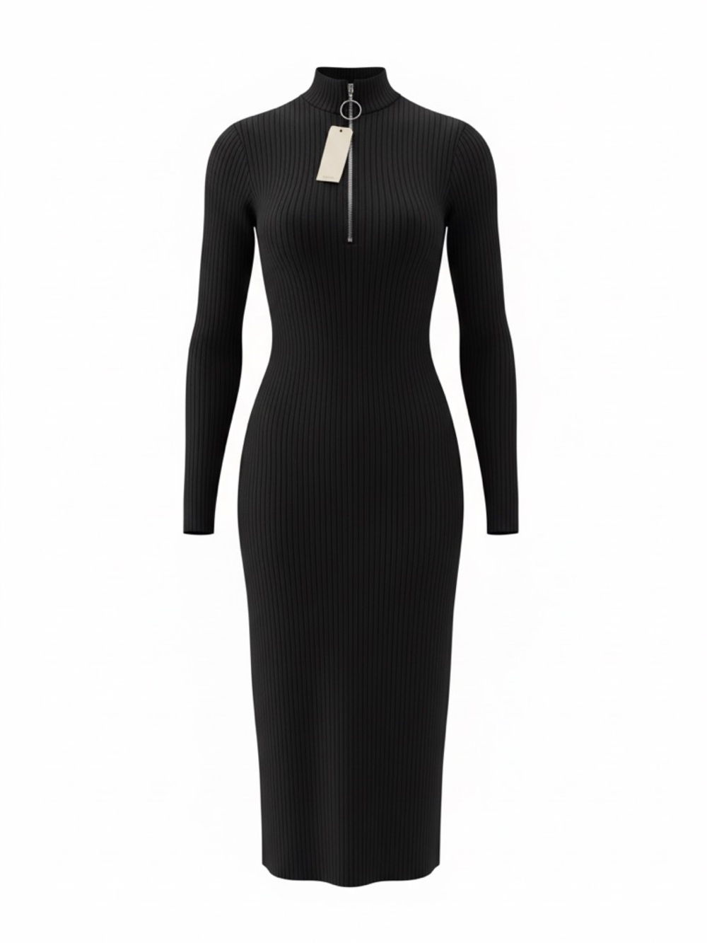 Black Knit Dress